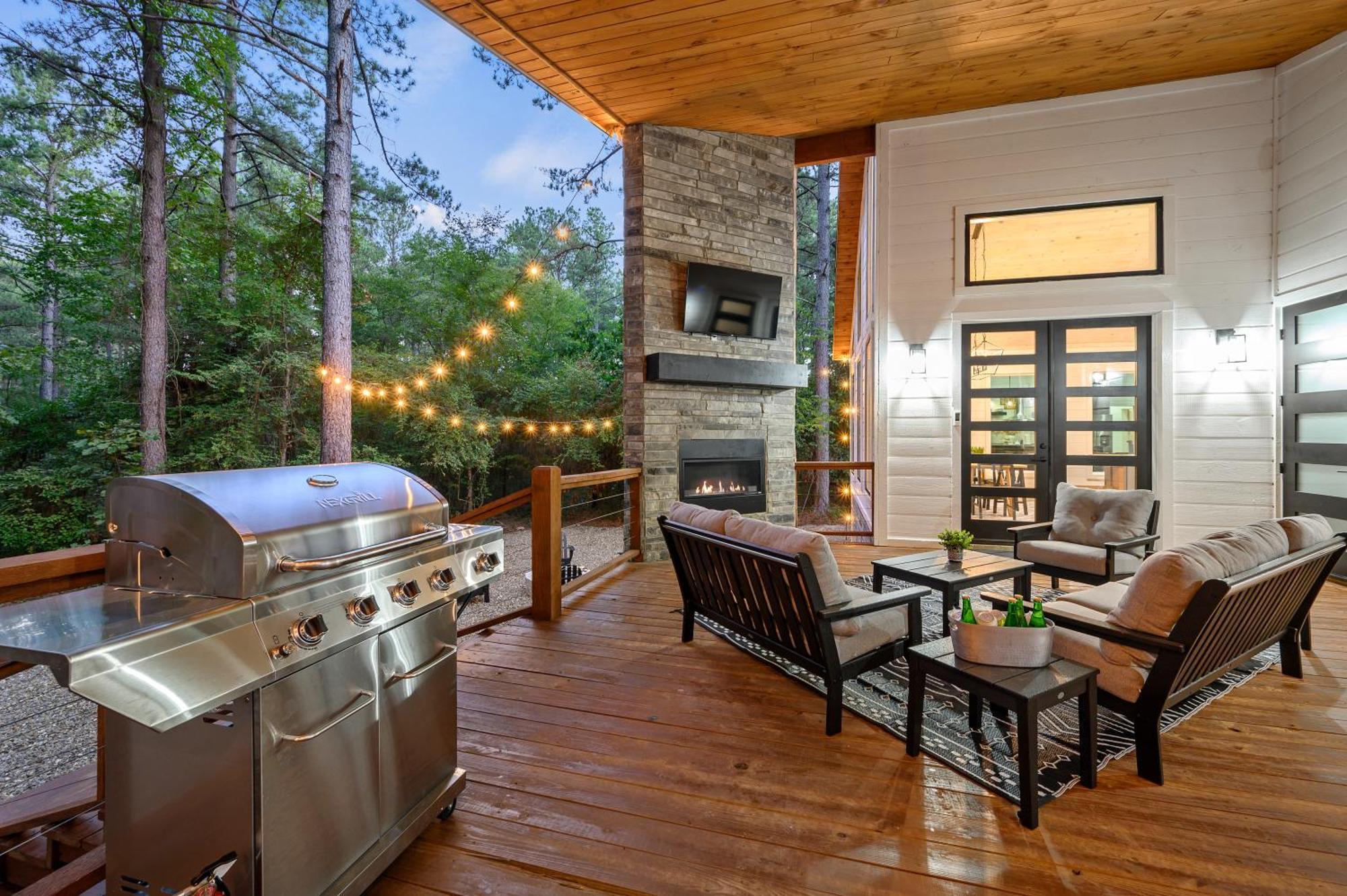 Two Knights Luxury Cabin Broken Bow Extérieur photo