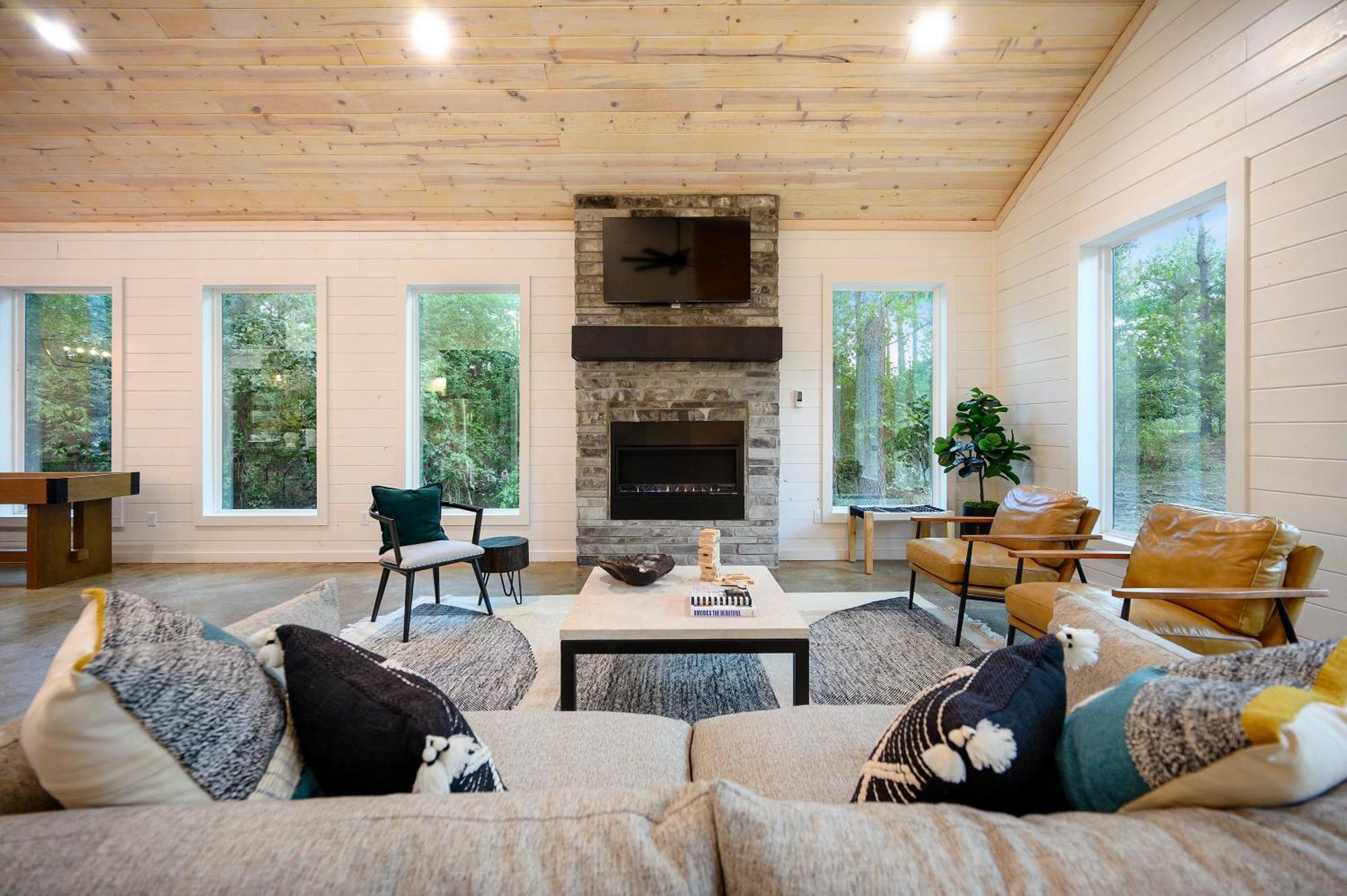 Two Knights Luxury Cabin Broken Bow Extérieur photo