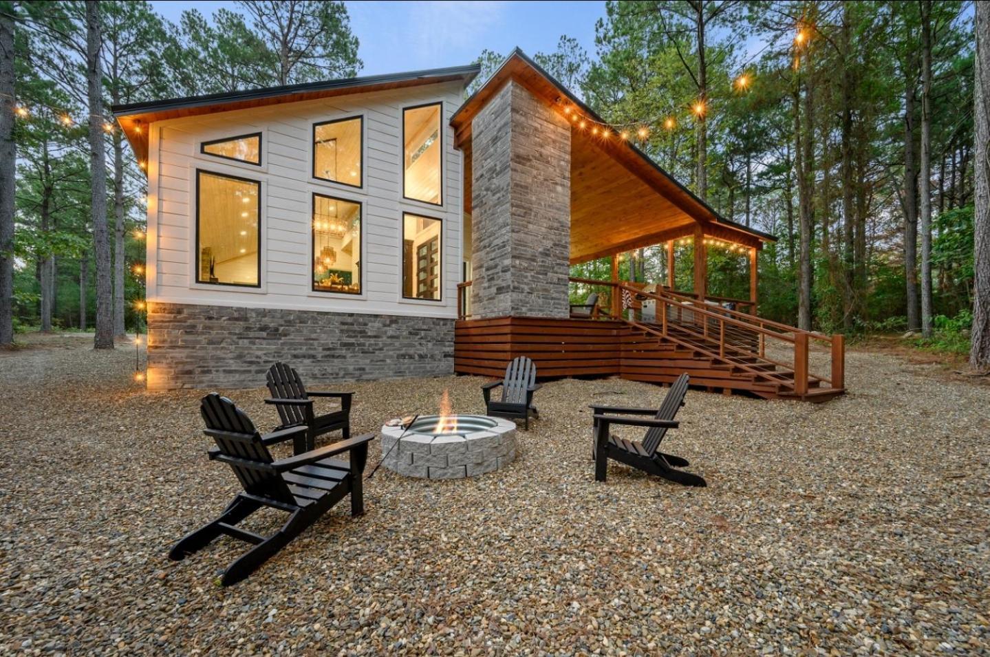 Two Knights Luxury Cabin Broken Bow Extérieur photo